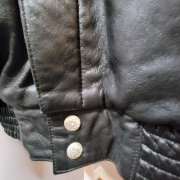 VTG Daytona Bike Week Jeff Hamilton 96 Biker Ball Leather Bomber Jacket Mens XL - Picture 9 of 17